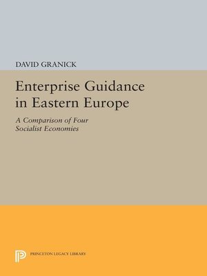 cover image of Enterprise Guidance in Eastern Europe